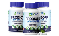 ZBIOME Probiotic + Prebiotic + Digestive Enzymes